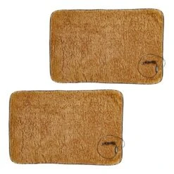 Heated Blanket 2-Pack - USB-Powered Fleece Throw Blankets For Travel, Home, Office, Or Camping - Winter Car Accessories By Stalwart (Brown) -Bedding Shop GUEST faa0081a 7932 4e0a b1ed 117fbec97d2d