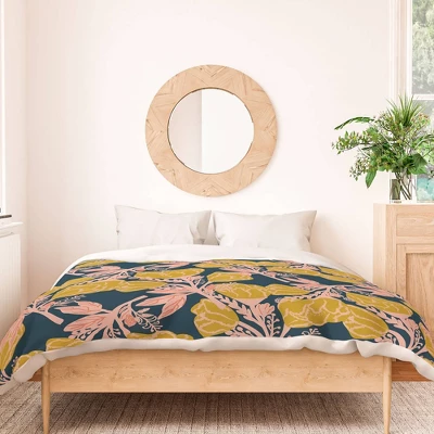 Oris Eddu Magnolia Bloom Duvet Set - Deny Designs 4 Oris Eddu Magnolia Bloom Duvet Set - Deny Designs - Image 2