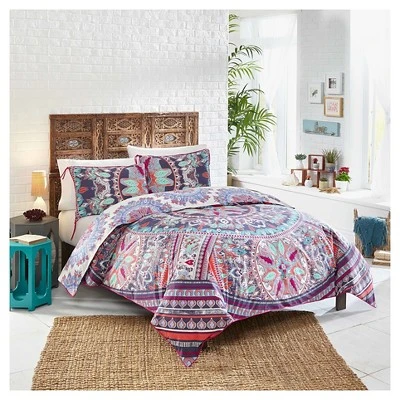 Medallion Beach Babe Duvet Cover Set - Boho Boutique 3 Medallion Beach Babe Duvet Cover Set - Boho Boutique